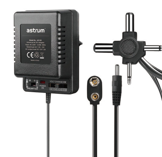 Astrum 15W Universal AC DC Adaptor 1.5V12V (Excludes Free Shipping)