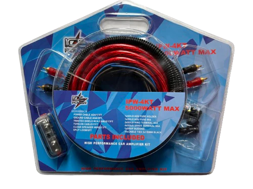 Ice Power IPW-4KT 4-Gauge Wiring Kit