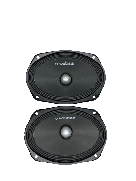 Powerbass PMB-69PRO 6"x9" Inch 1200W Pro MID Speakers