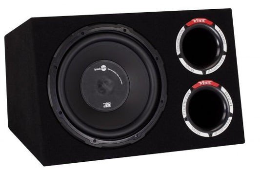 VIBE SLICKCBR12-V7 12" 1200W Hybrid Vented Bass Enclosure