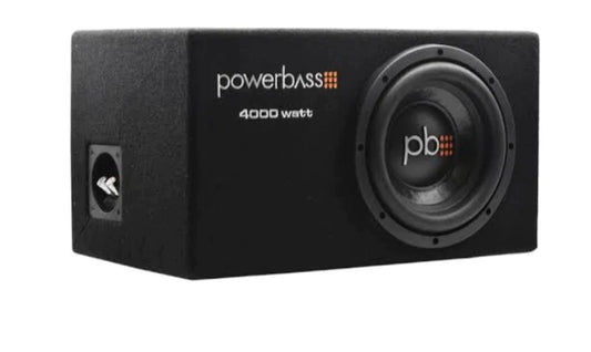 Powerbass PB-8BX 4000W 8" Enclosed Subwoofer