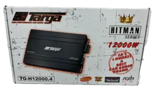 TARGA HITMAN TG-H12000.4 4 Channel 12000W AMPLIFIER